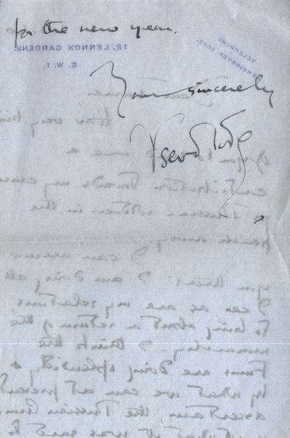 Prince Vsevolod Ivanovich 2x Russian Army in France WW2 Hand Signed Letter s
