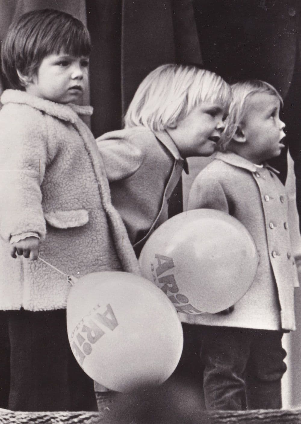Prince William Willem Maurits & Helium Balloon RPC Postcard