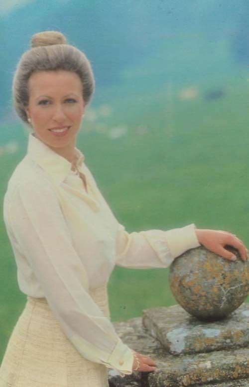 Princess Anne 30th Birthday Portrait Royal Souvenir Postcard