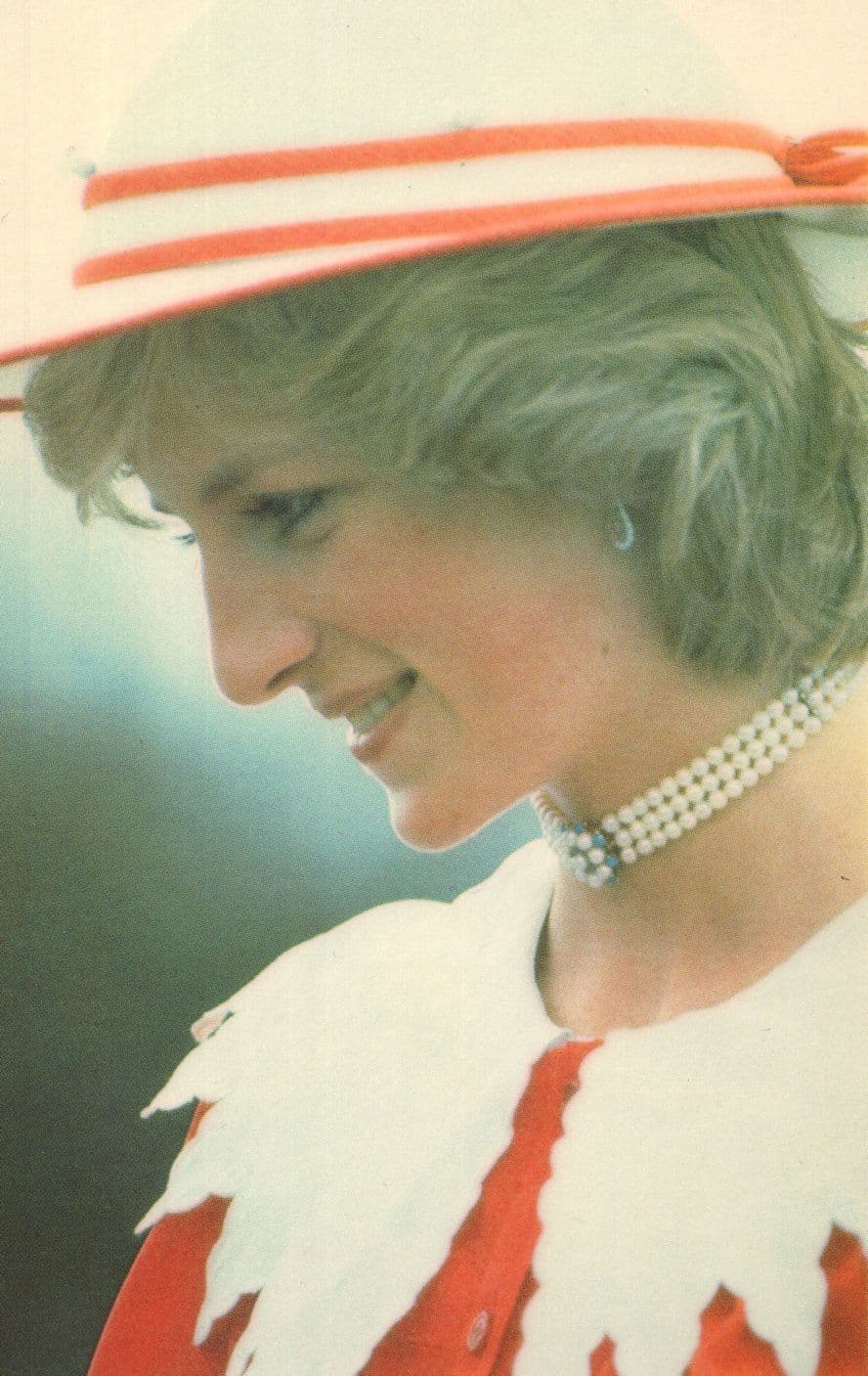 Princess Diana at Port Pirie School Sports Day Prize Australia Postcard