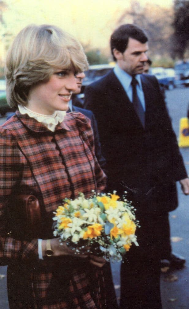 Princess Diana at River Thames Yacht Club in 1981 Postcard