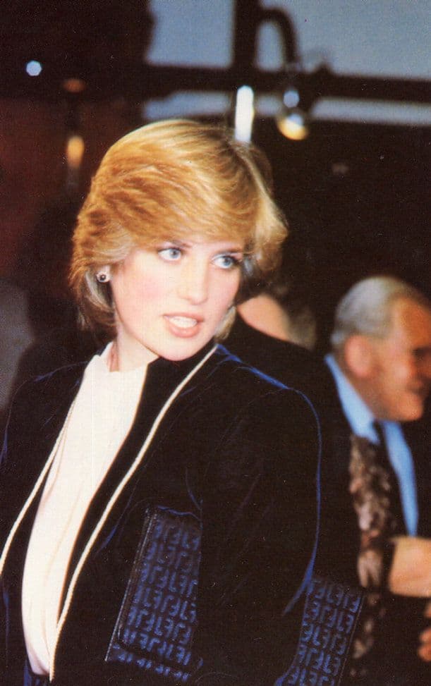Princess Diana Christmas Lights on Regent Street London Postcard