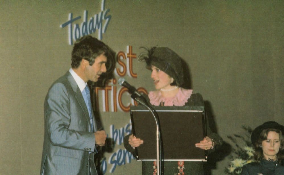 Princess Diana Northampton Royal Mail Post Office Royal Opening Postcard