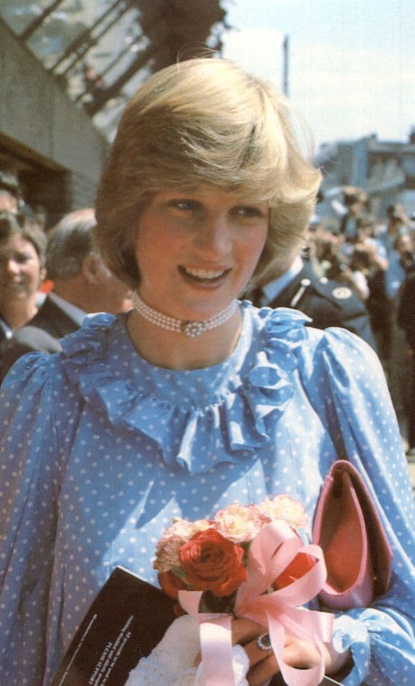 Princess Diana Opens Community Centre Deptford 1982 Postcard