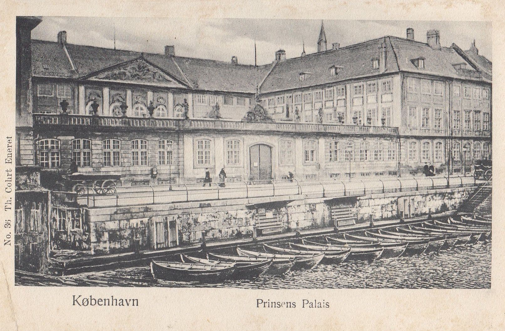 Prinsens Palae Kobenhavn Copenhagen Denmark Postcard