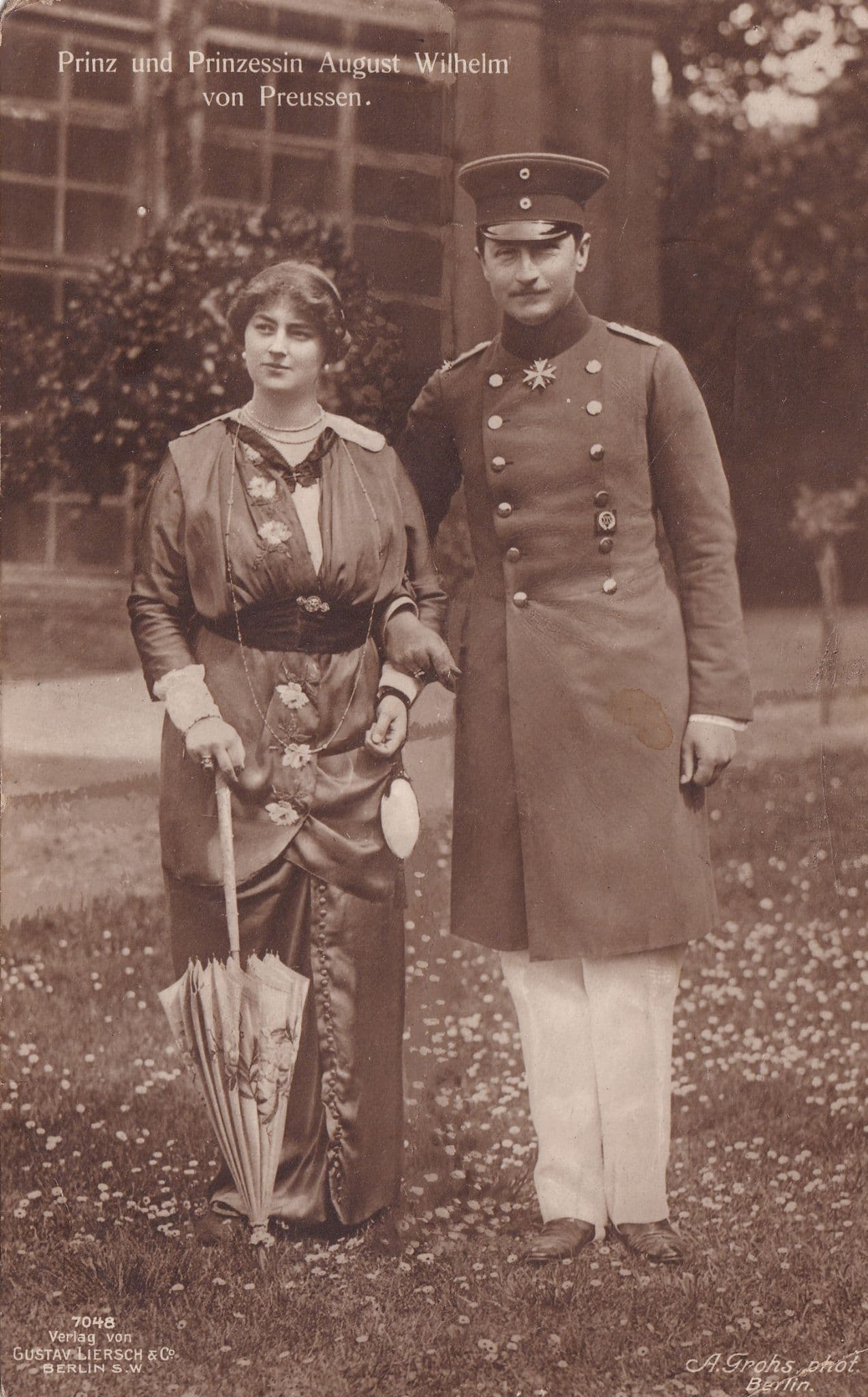Prinz Wilhelm Prinzessin Von Preussen German Postcard