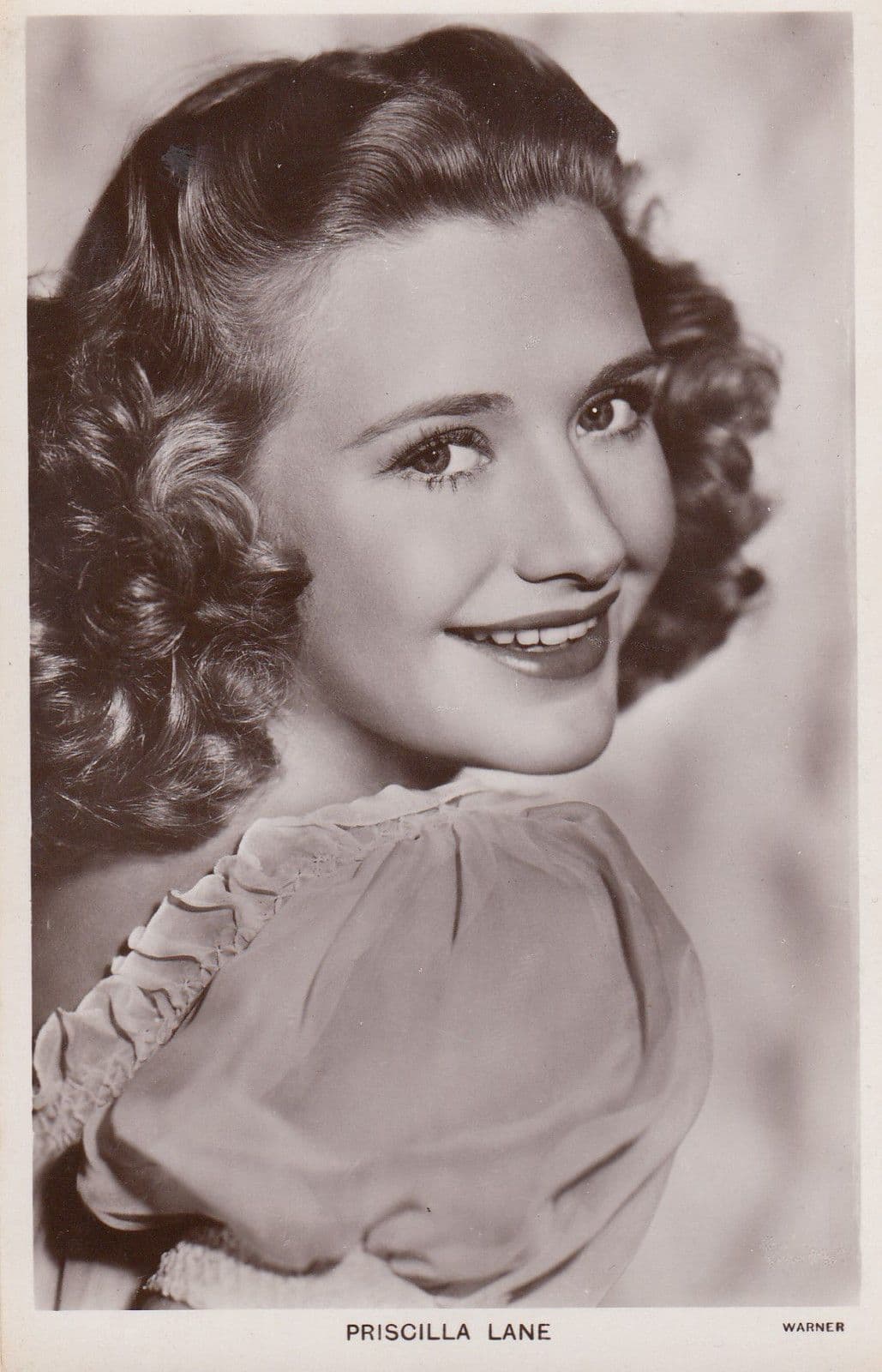Priscilla Lane Picturegoer Vintage Photo Postcard