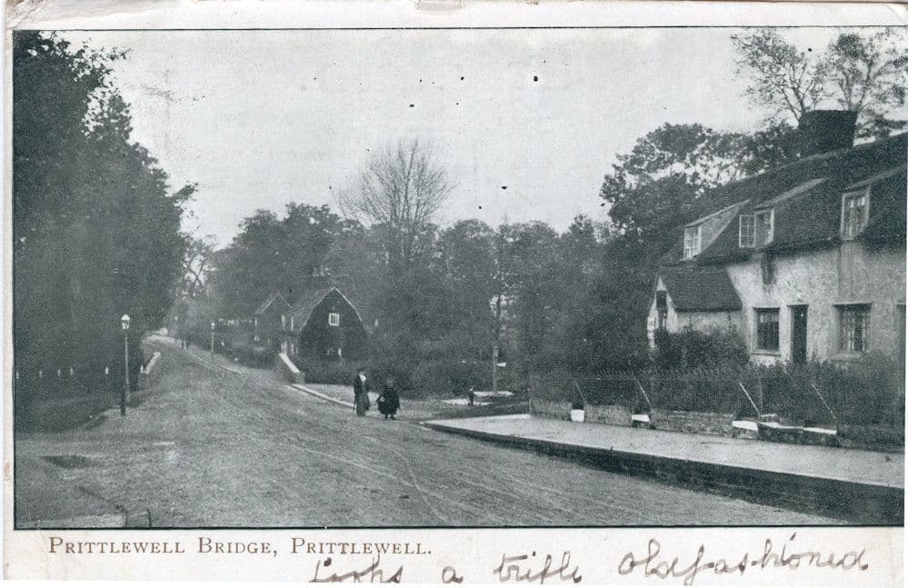 Prittlewell Bridge Southend on Sea Antique Postcard