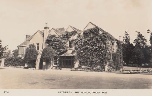 Prittlewell Essex History Museum Priory Park RPC Vintage Real Photo Postcard