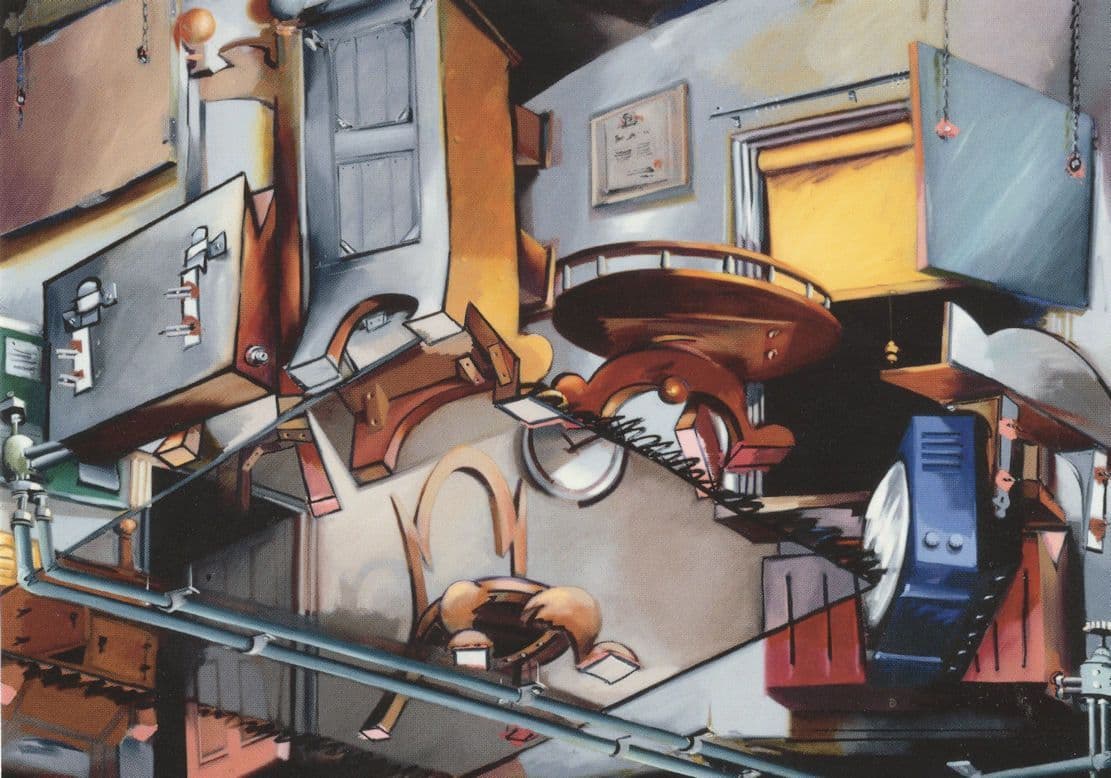 Prof Stephen Farthing The Understudy 1983 Painting Postcard