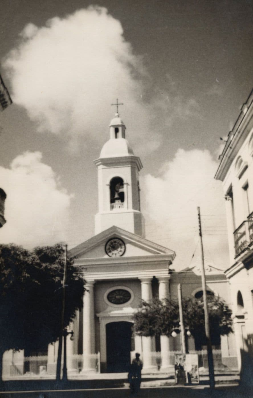 Puerto Cabello Venezuela Church Real Photo Old Postcard