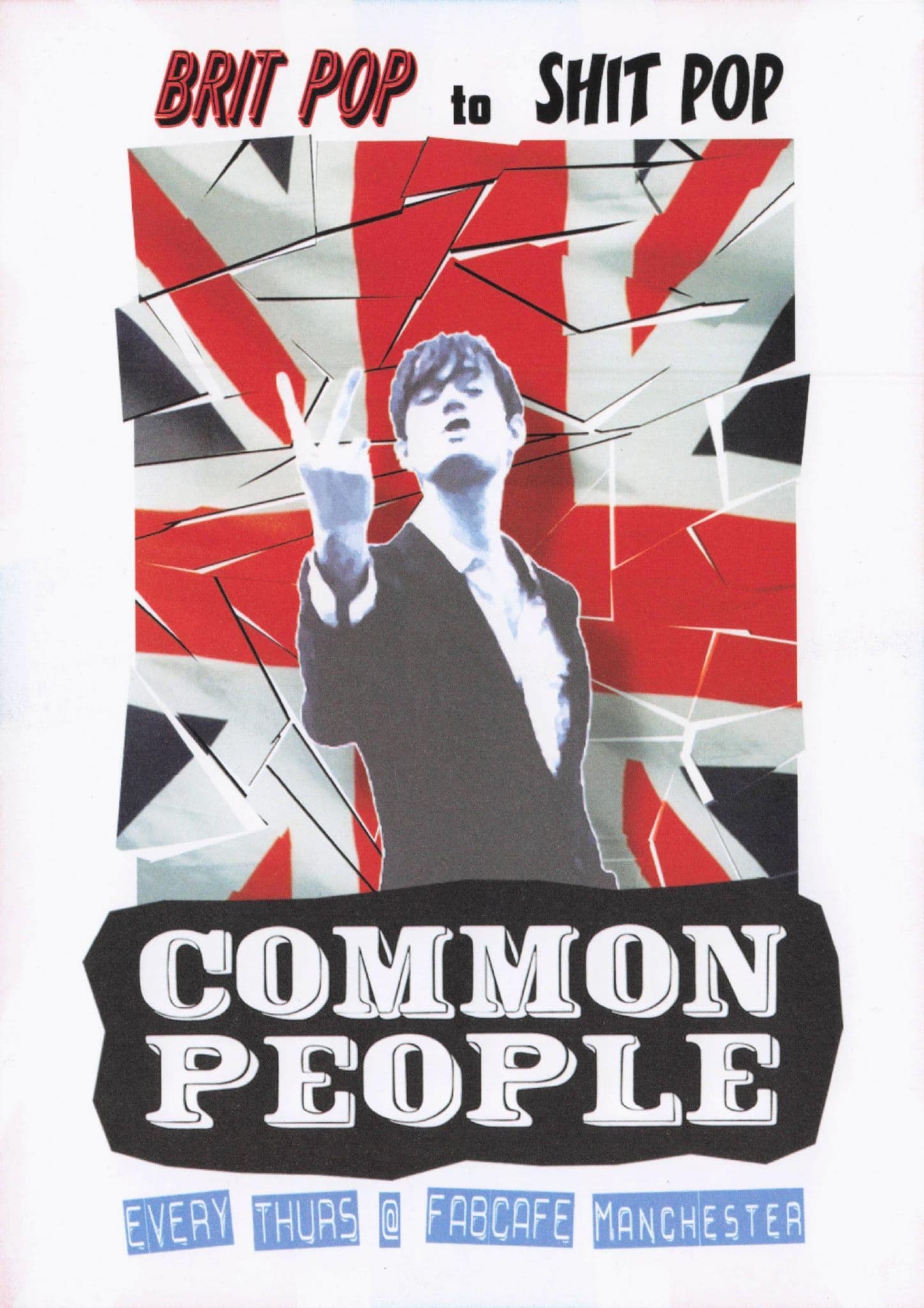 Pulp Common People Brit Pop London Advertising Music Postcard