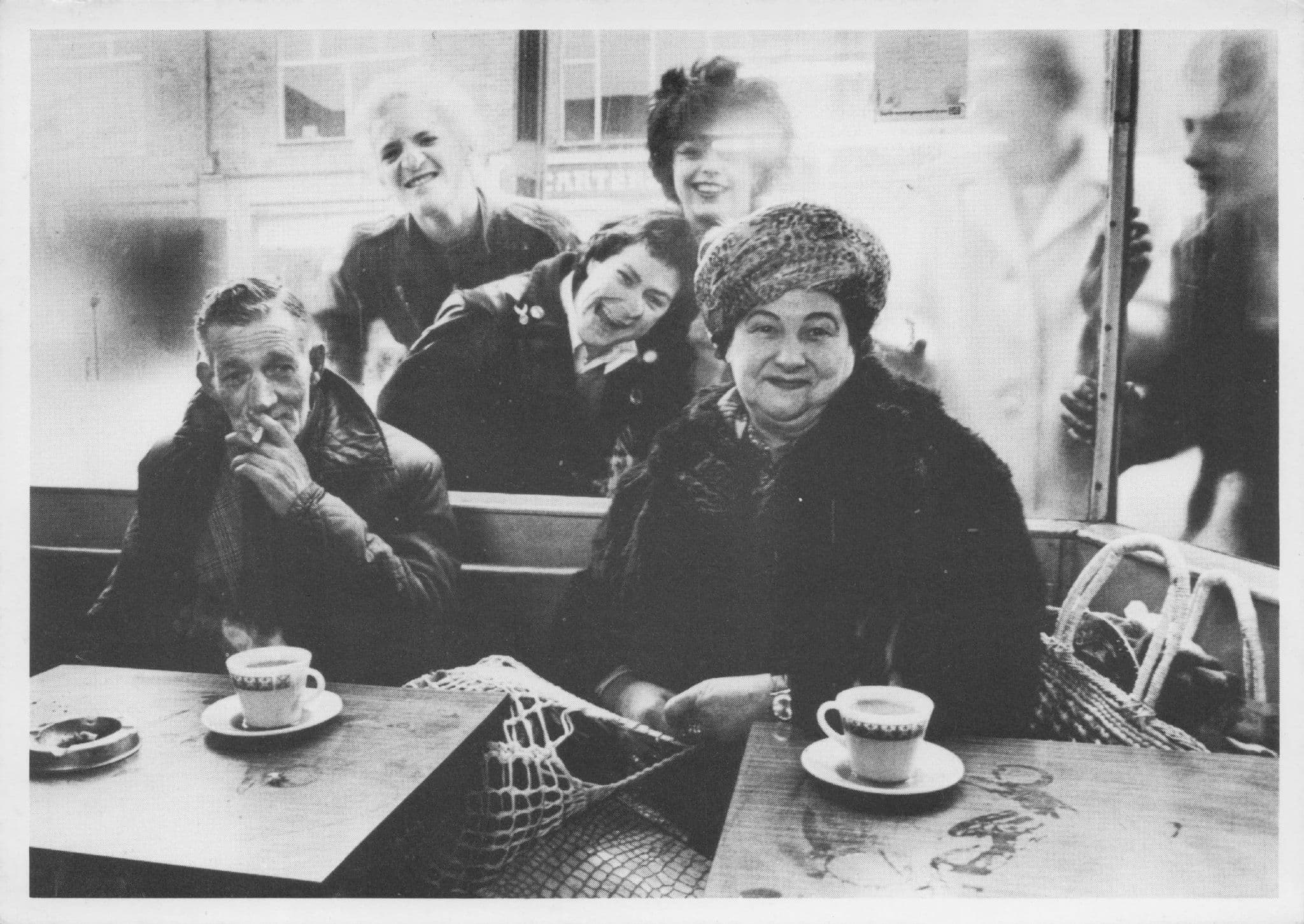 Punk Rockers Greasy Cafe Hurst Street Birmingham 1980 Photo Postcard