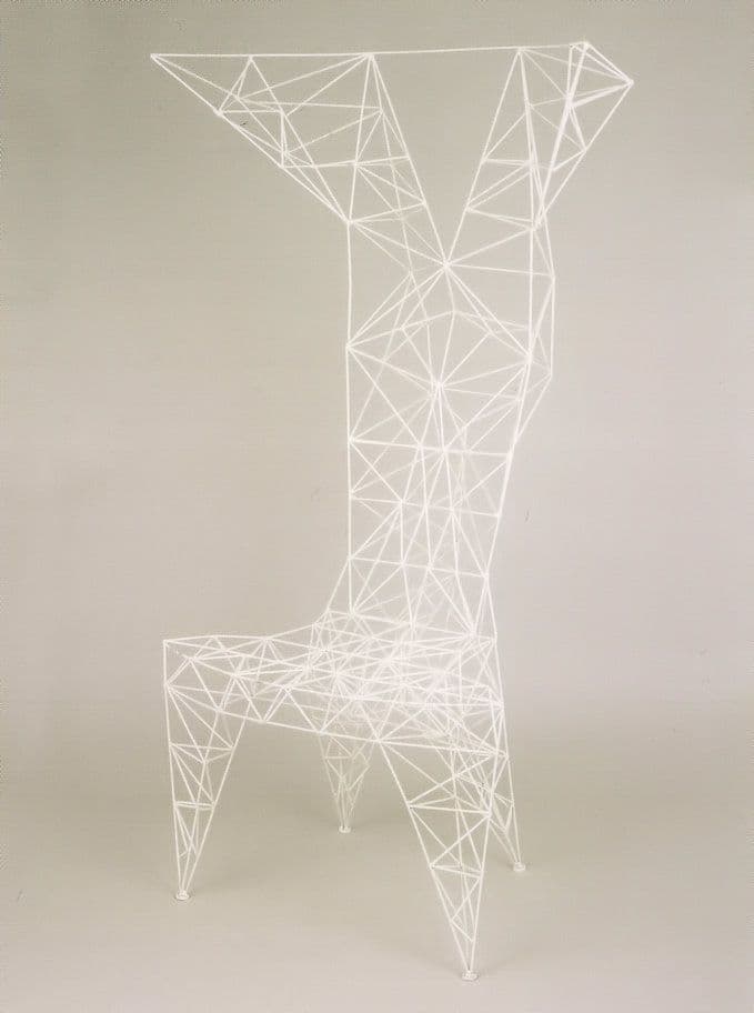 Pylon Chair Tom Dixon Worlds Lightest Office Invention Postcard