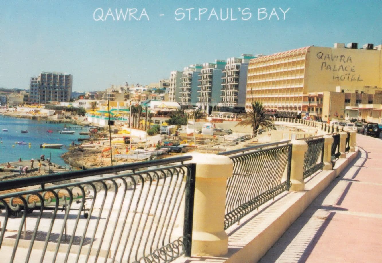 Qawra Palace Hotel St Pauls Bay Malta Postcard