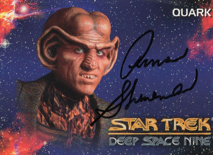 Quark Armin Shimerman Deep Space Nine Star Trek Autograph Card