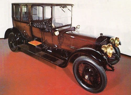 Queen Alexandra 1913 Daimler Saloon Classic Car London Museum Photo Postcard