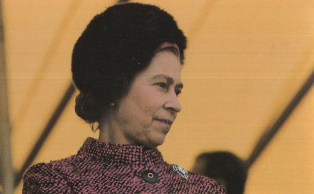Queen Elizabeth II At Badminton Horse Trials 1977 Postcard