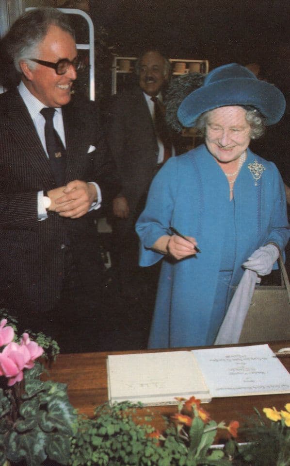 Queen Mother Opens Mencap 1982 Royal Family Postcard