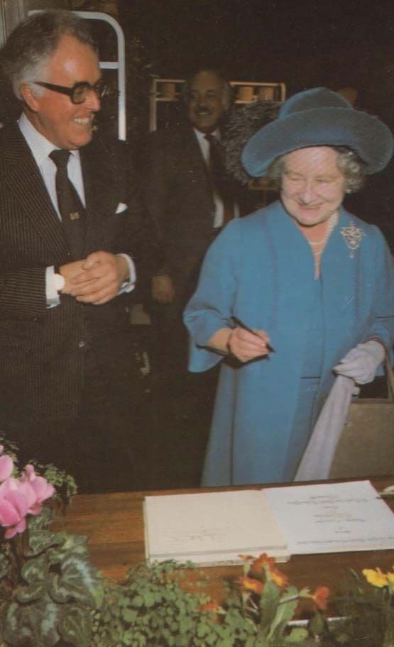 Queen Mother Opens Mencap Sheltered Workshop Royal Postcard
