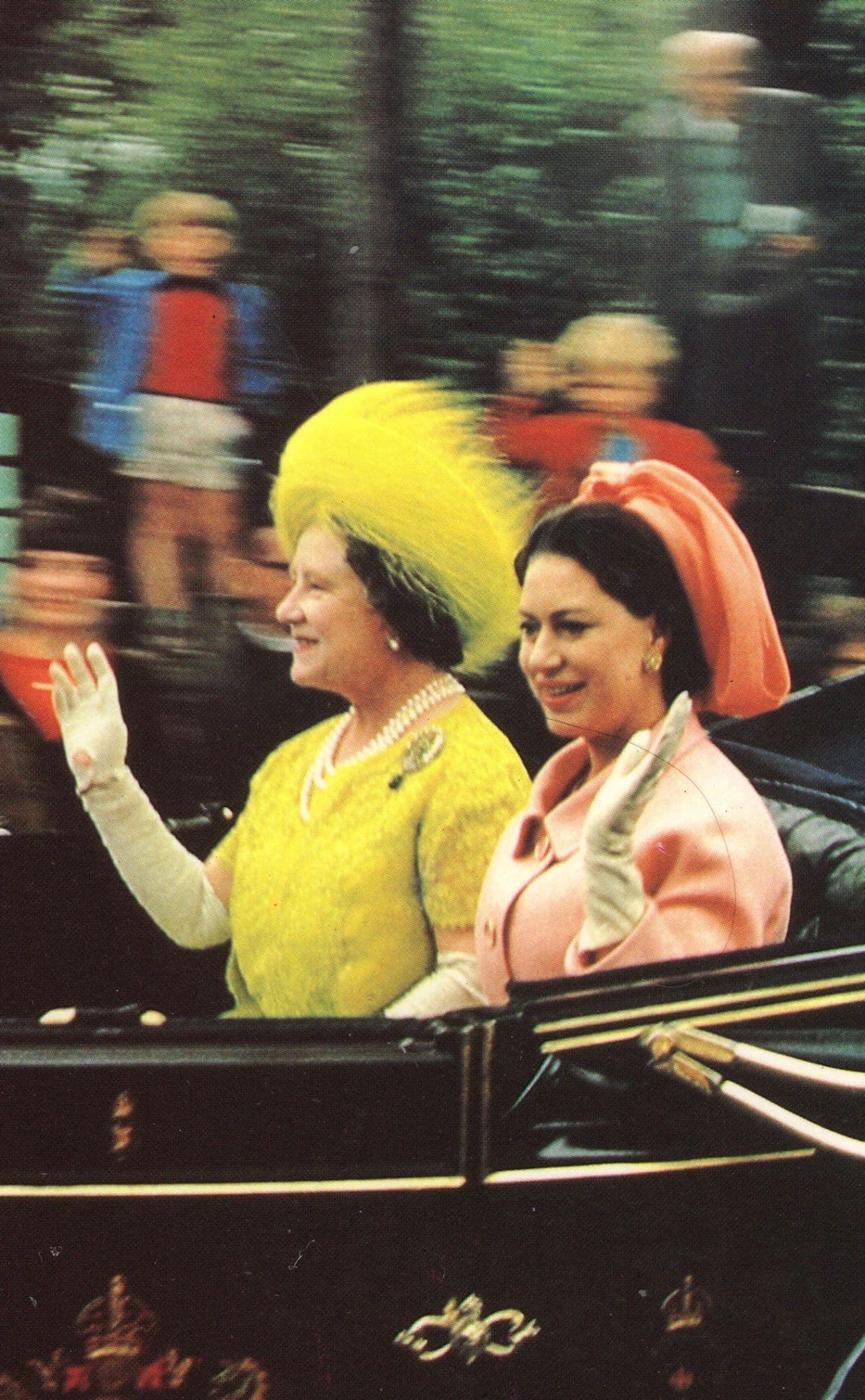 Queen Mother & Princess Margaret Royal Wave Transport Limited Postcard