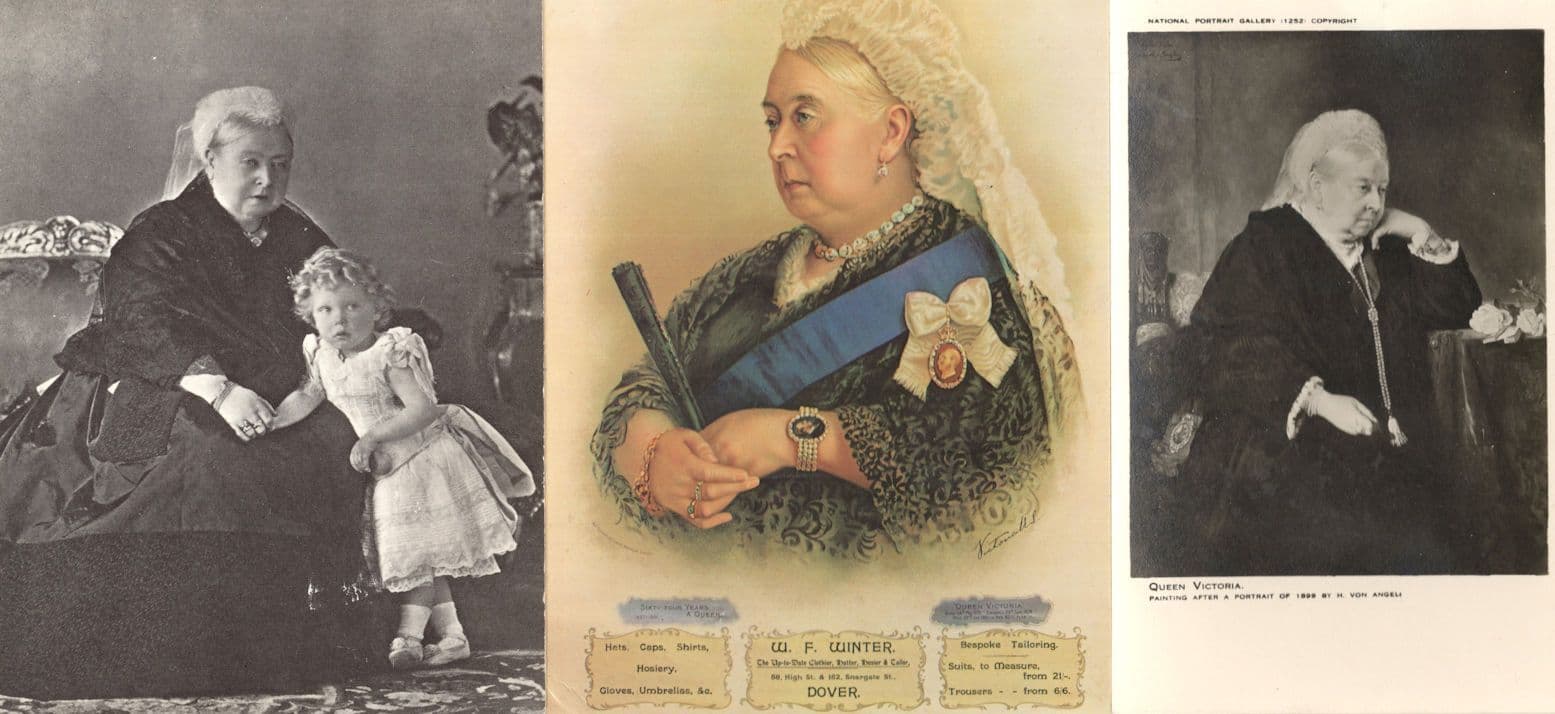 Queen Victoria National Gallery 3x Art & Photo Postcard s