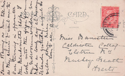 Queens Road Earls Colne Essex Old War Blacksmiths WW1 Postcard