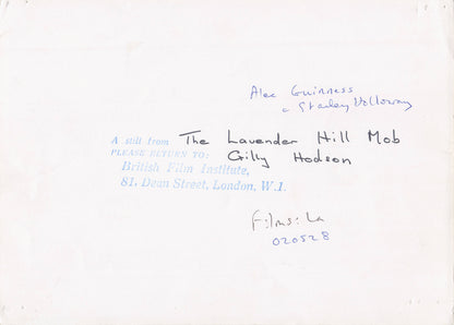 Alec Guiness Stanley Holloway Lavender City Mob Original BFI Press Institute Photo