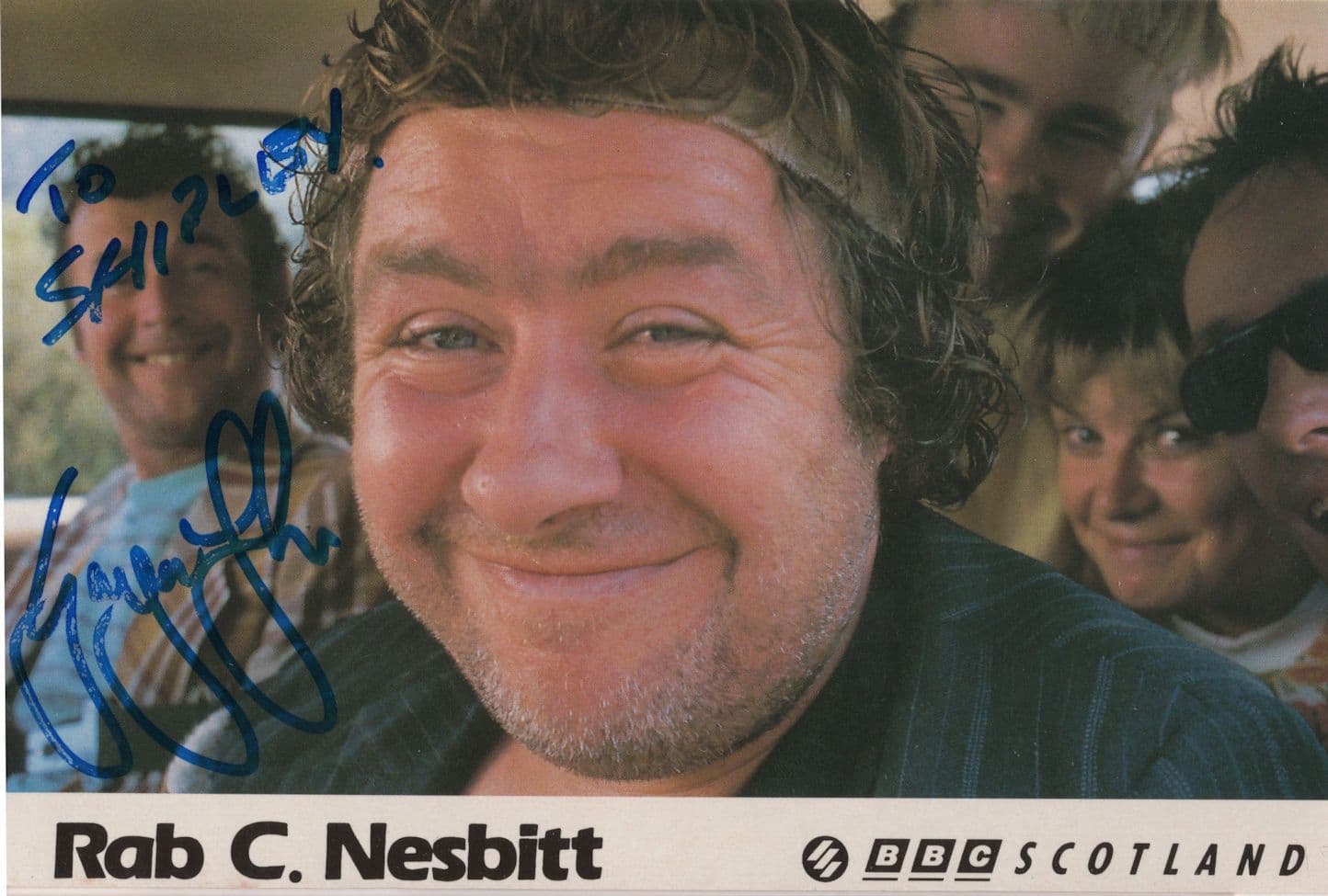 Rab C Nesbitt Drunk Scotsman TV Show Hand Signed Photo