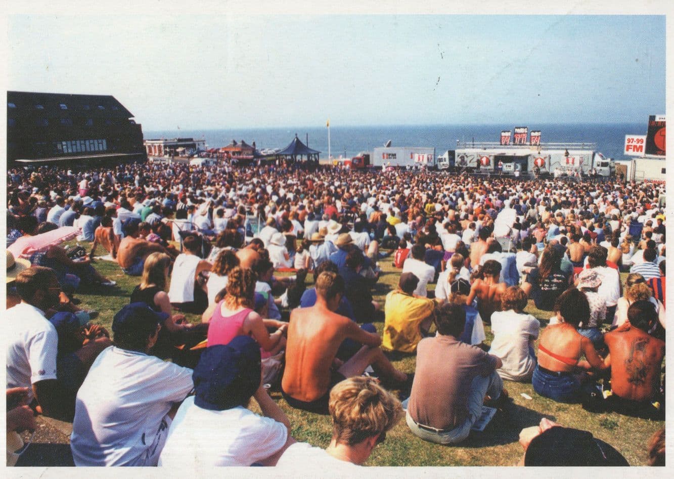 Radio 1 Roadshow at Hunstanton Norfolk Postcard Please Read