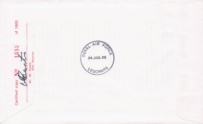 RAF Cosford Indoor Sports Arena Commonwealth Games 1986 Hand Signed FDC