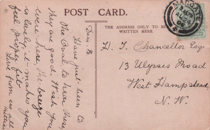 Randall Jackson's Concert Party Margate Entertainers Spectator Postcard