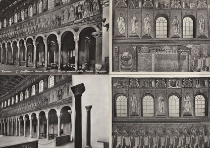 Ravenna Basilica Di S Apollinare Nuovo 12x Old Postcard s