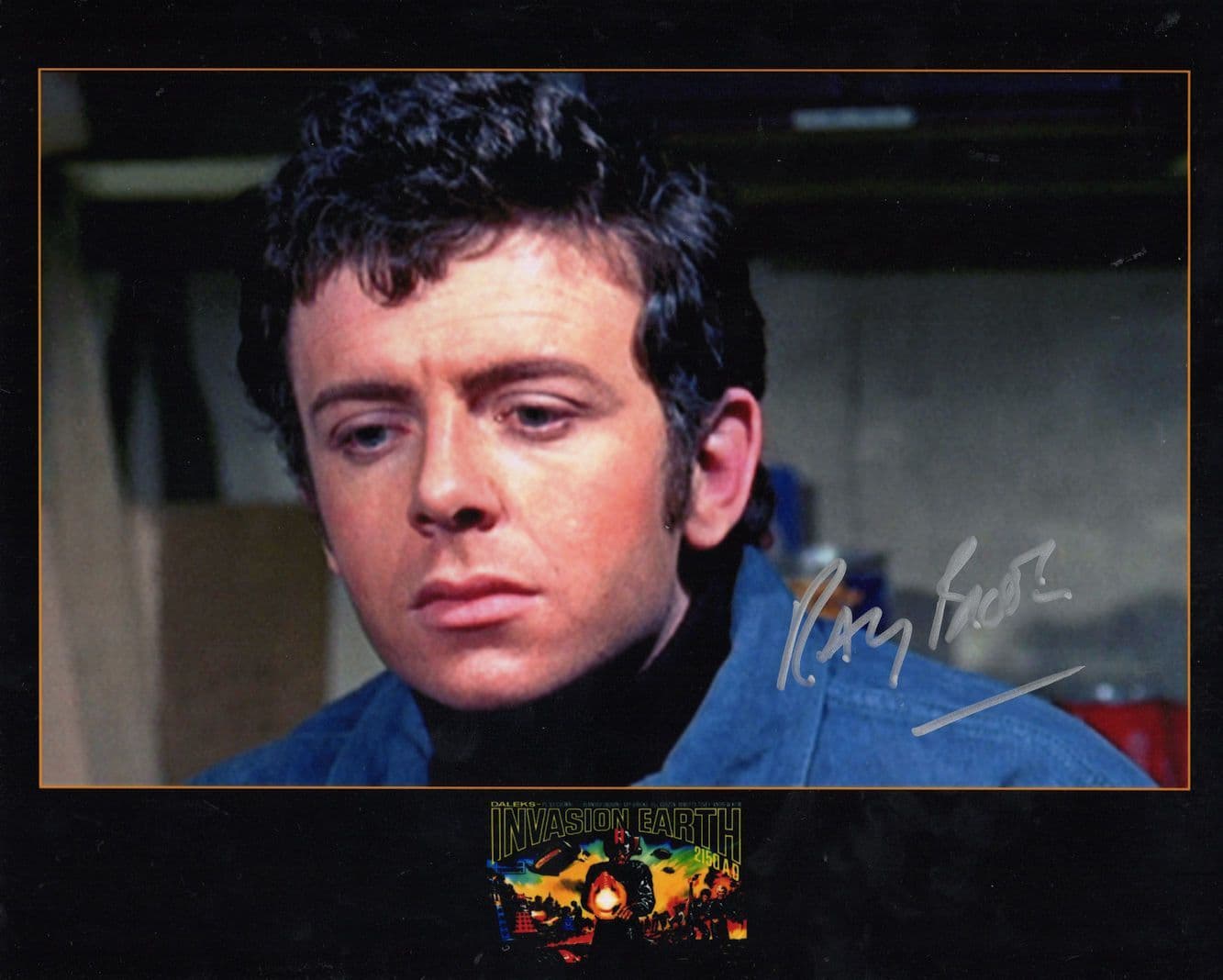 Ray Brooks Invasion Earth Dr Who & The Daleks 10x8 Hand Signed Photo