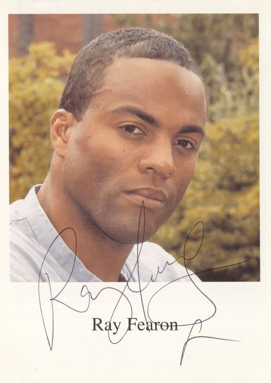 Ray Fearon Coronation Street RARE Hand Signed Cast Card Photo