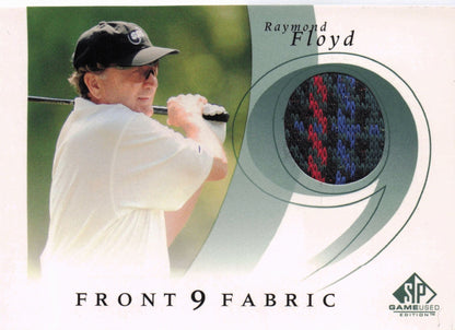 Raymond Floyd Front 9 Fabric 2002 Upper Deck Authentic Shirt Card