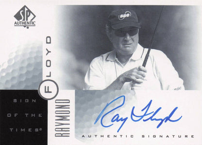 Raymond Floyd Sign Of The Times Hand Signed 2001 SP Golf Autograph Card