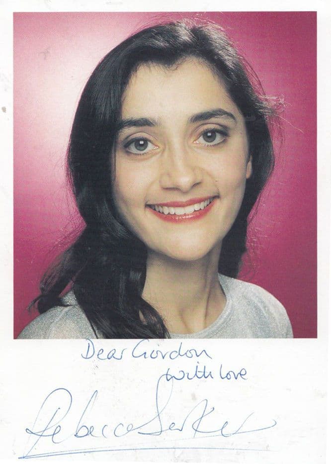 Rebecca Sarker as Nita Desai Coronation Street Hand Signed Cast Photo