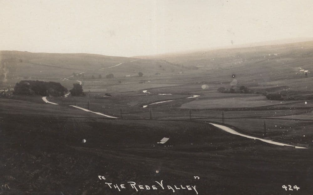 Rede Valley Otterburn Northampton Real Photo Postcard