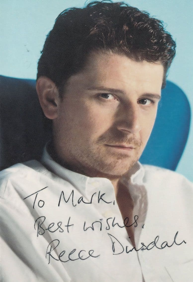 Reece Dinsdale Coronation Street Hand Signed Photo