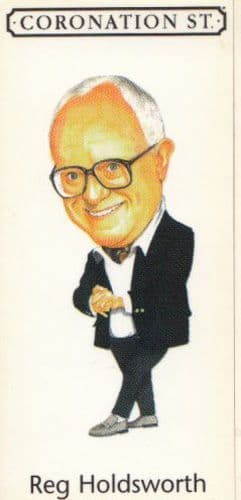 Reg Holdsworth Coronation Street Unique Tiny Miniature Collectors Card