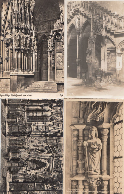 Regensburg German Germany 6x Real Photo & Antique Religious Postcard s