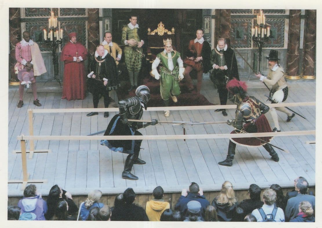 Regime Change Shakespeare Richard II Theatre Play Bankside London Postcard