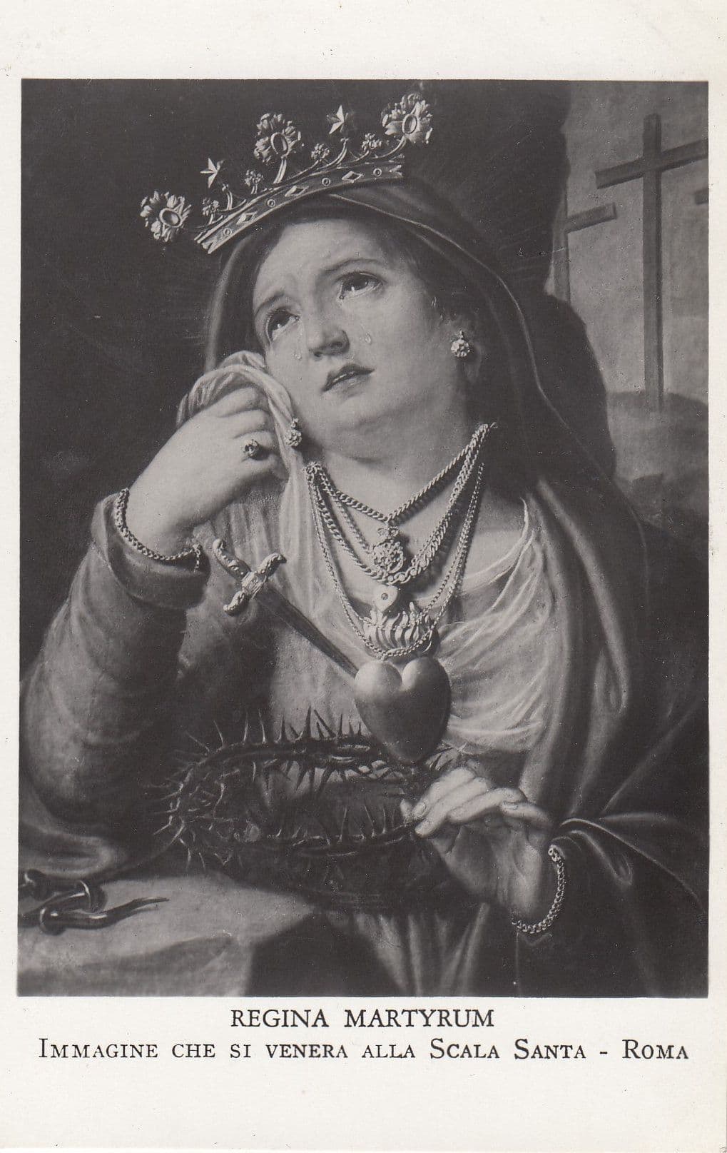 Regina Martyrum Immagine Che Si Venera Alla Scala Santa RPC Postcard