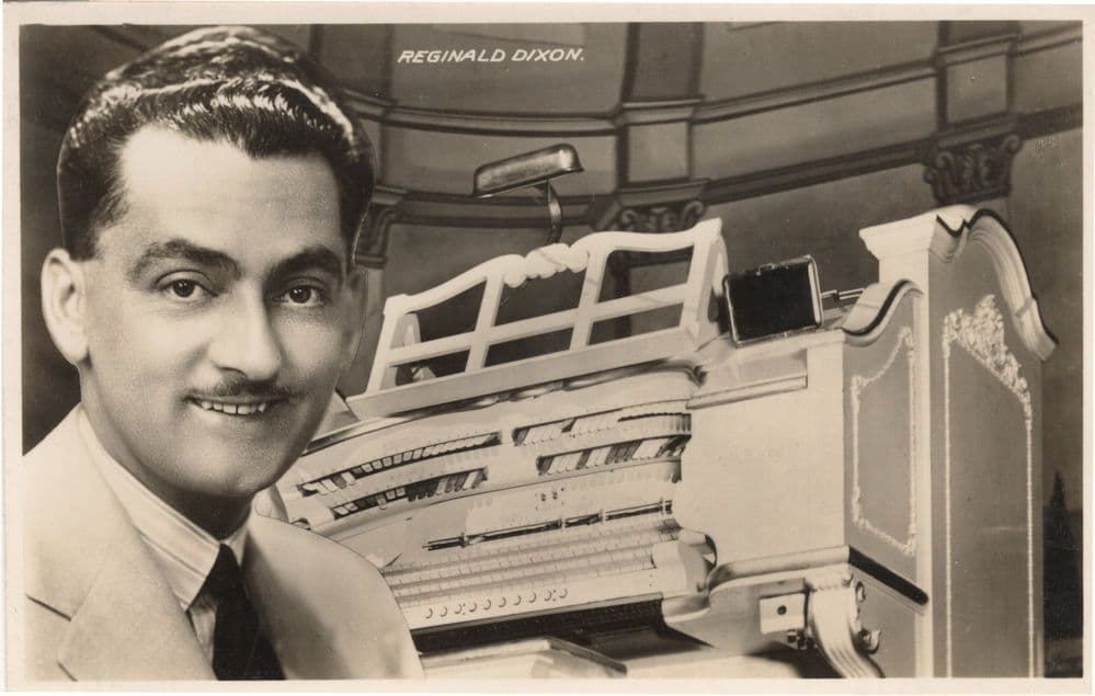 Reginald Dixon Organist MINT Old Real Photo Postcard