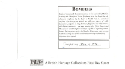 Reginald Levy FDC 103 578 Mosquito Squadron Bombers D-Day LTD TO 50 Hand Signed FDC
