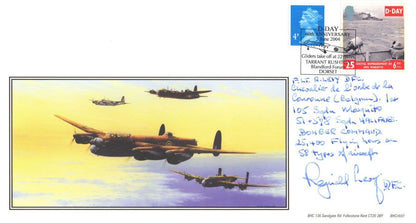 Reginald Levy FDC 103 578 Mosquito Squadron Bombers D-Day LTD TO 50 Hand Signed FDC