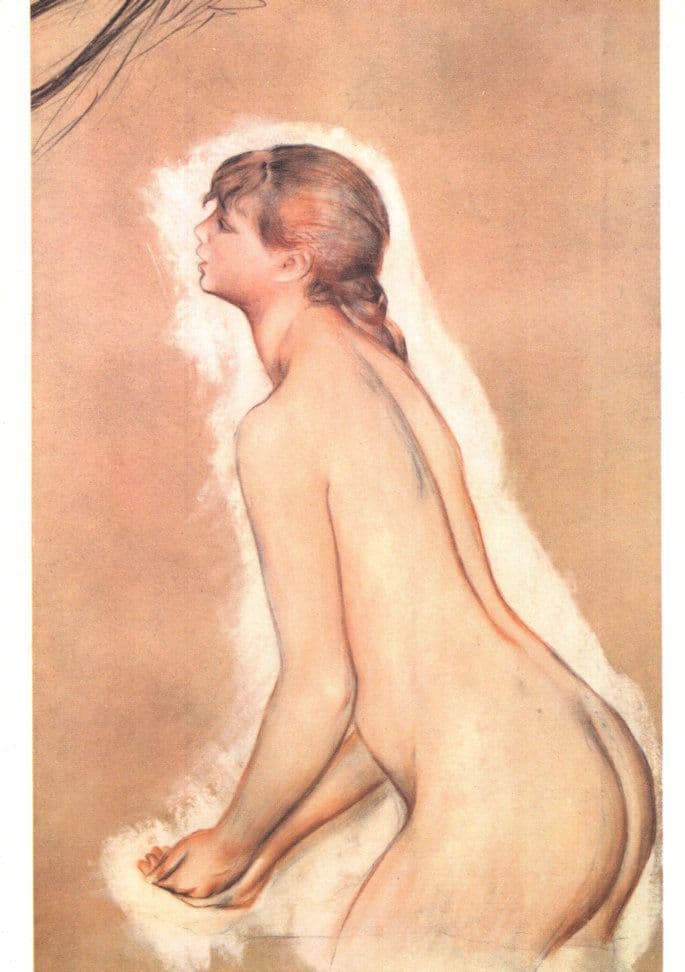Renoir Study For The Grandes Baigneuses Chicago Painting Postcard