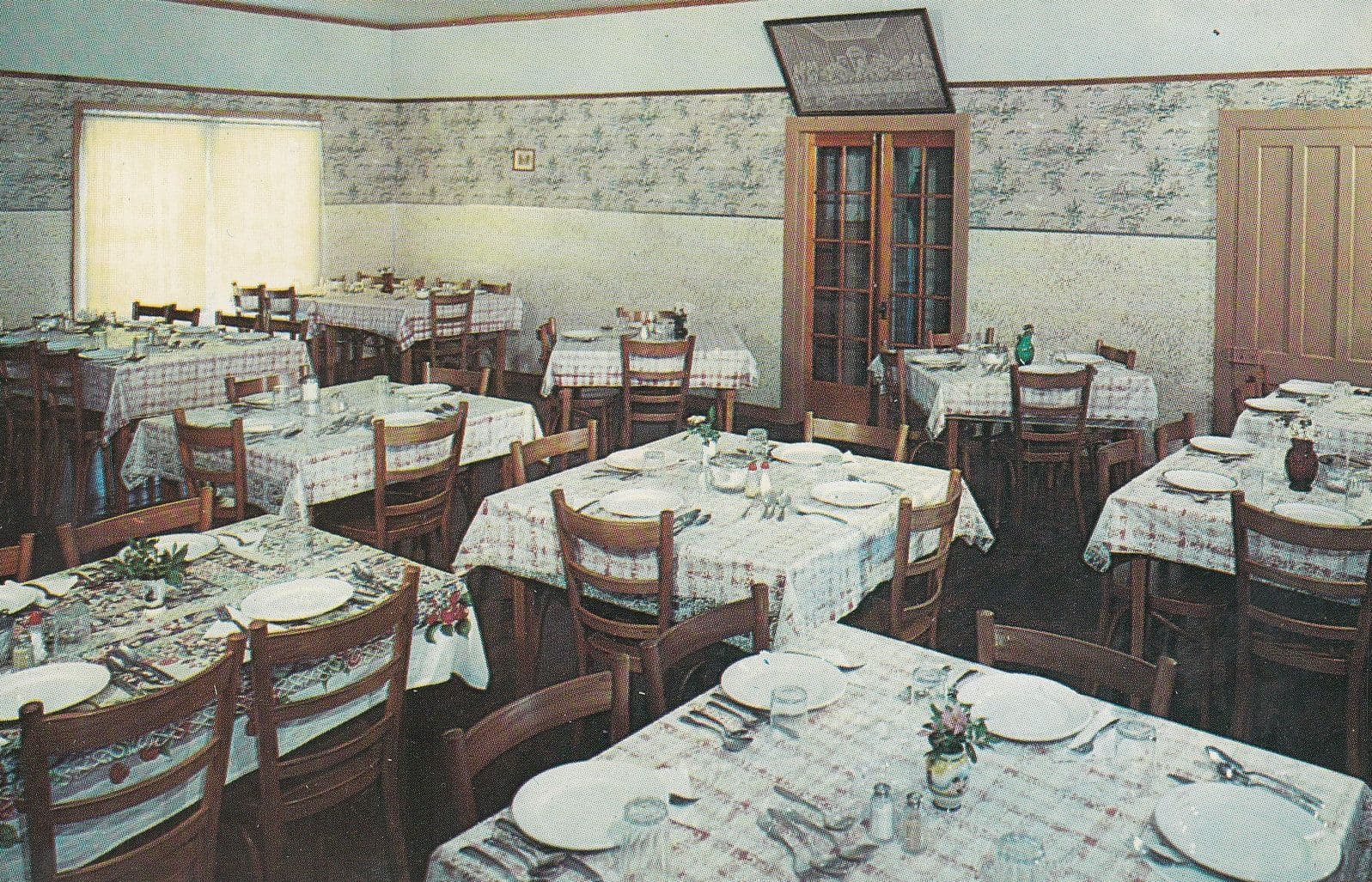Restaurant Diner at Round Top House Greene County New York Postcard