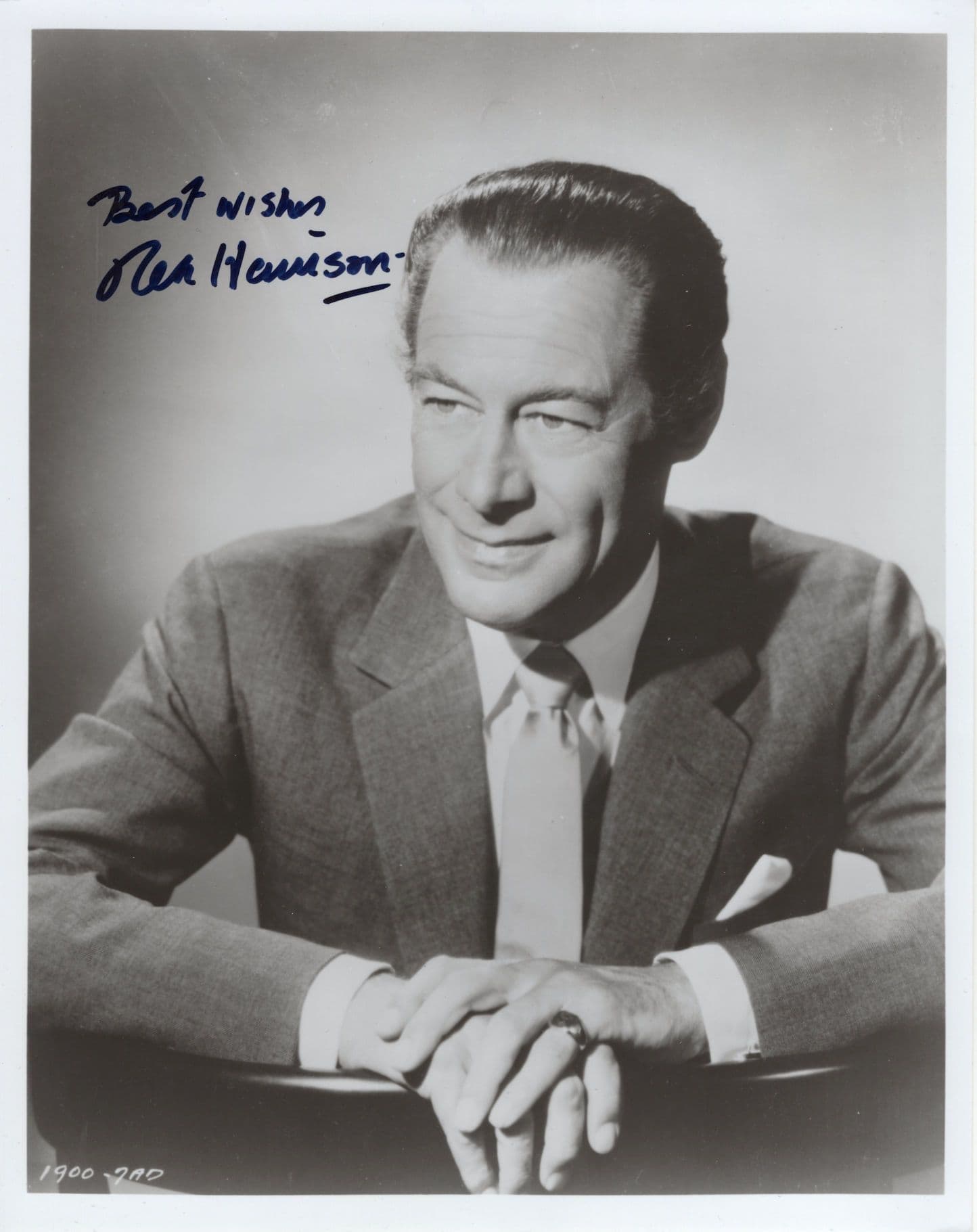 Rex Harrison Dr Dolittle Stunning 10x8 Hand Signed Mint Photo